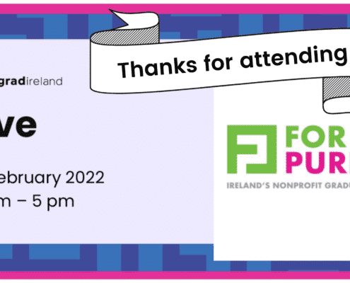 Thanks for attending gradireland with for purpose graduate programme