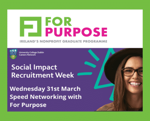 ucd social impact careers week for purpose graduate programme